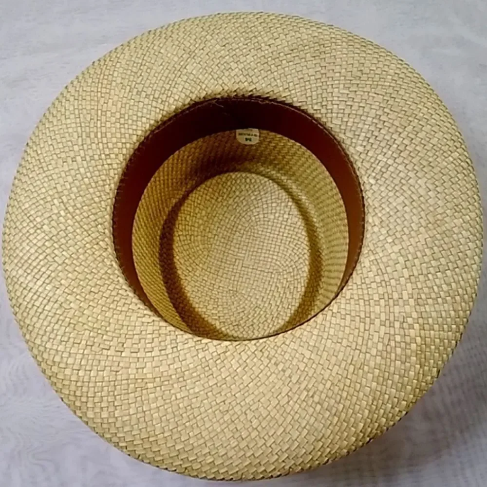 Vintage Straw Made In Philippines  Hat Size M - Picture 5 of 6